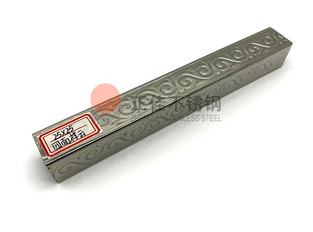 四面祥云不锈钢花纹管 不锈钢花纹管定制 广西批发