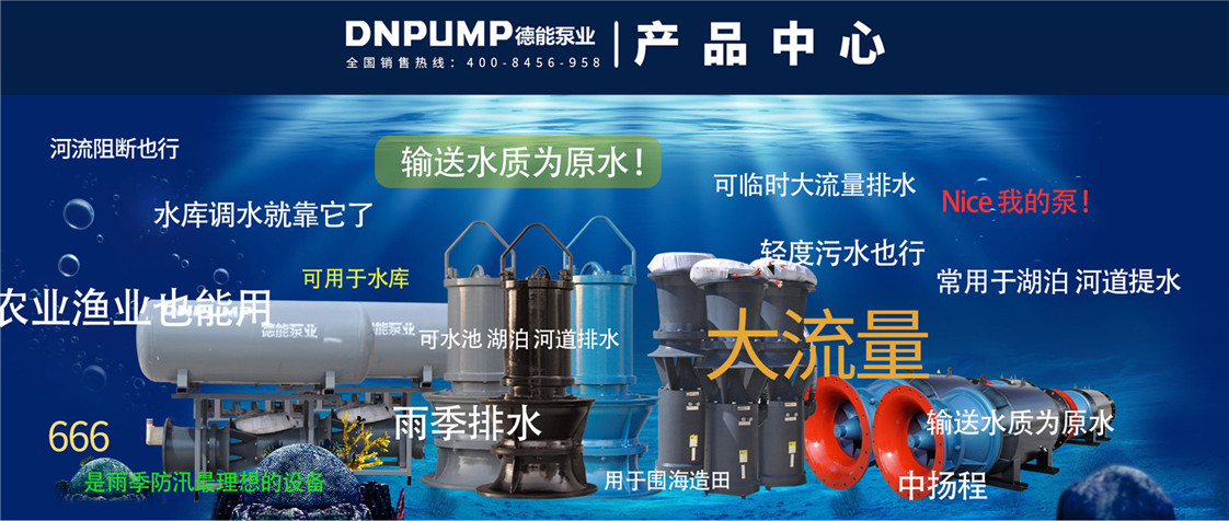 大流量长轴轴流泵厂