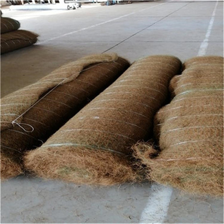 杭州道路边坡植物纤维毯边坡绿化植生毯施工