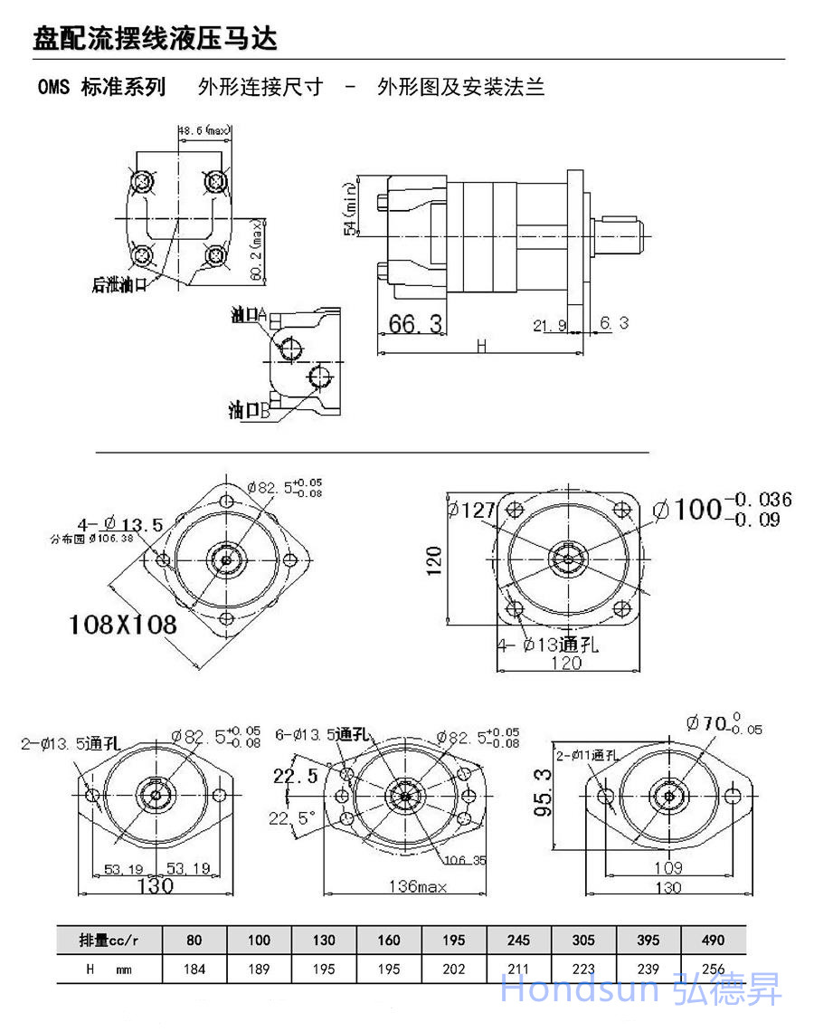 BMRS-160齿轮马达