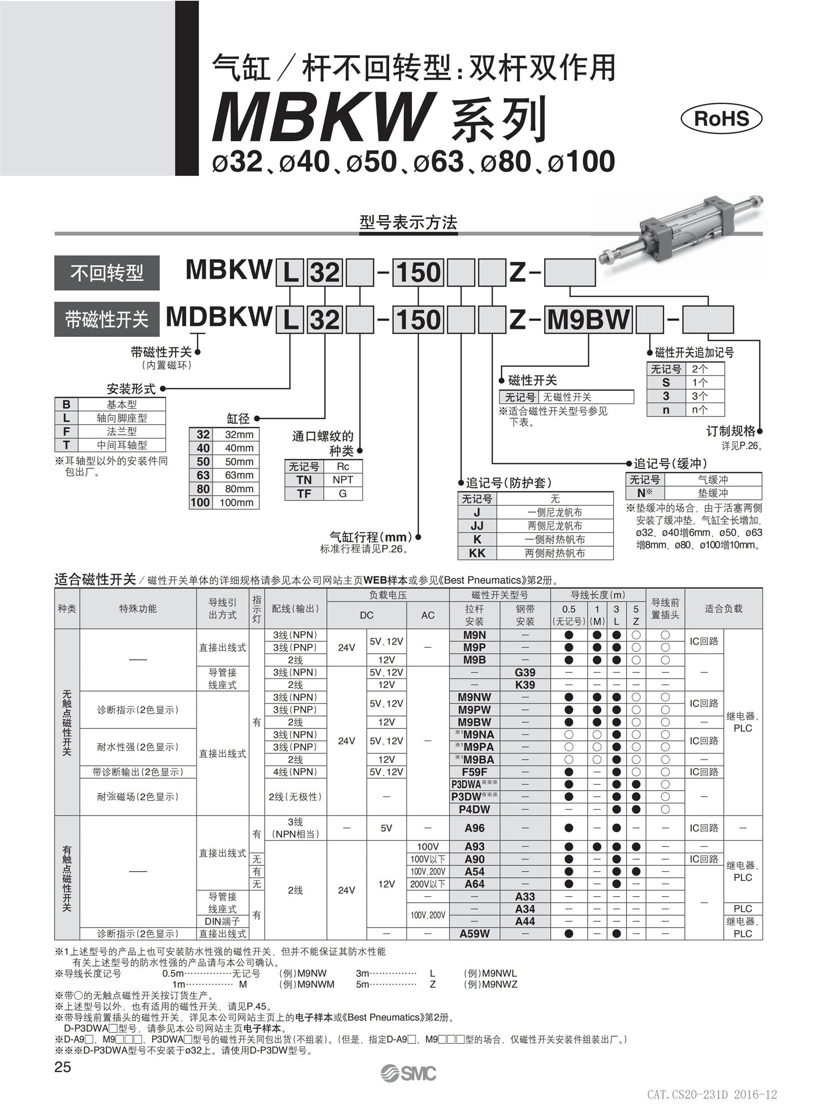 河源MB方形气缸型号
