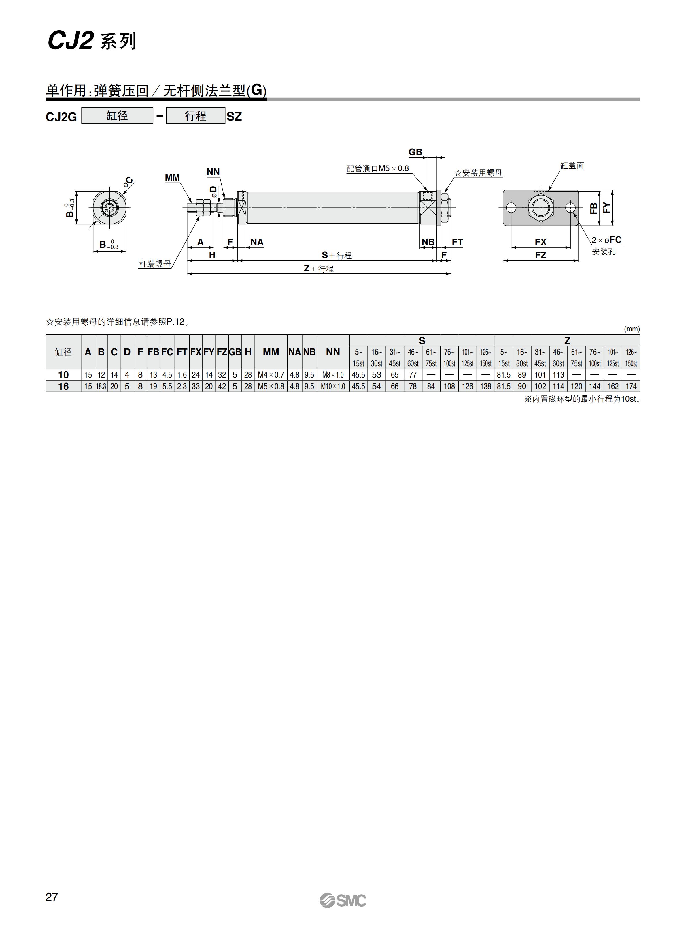 平顶山CM2单杆双作用圆形气缸公司