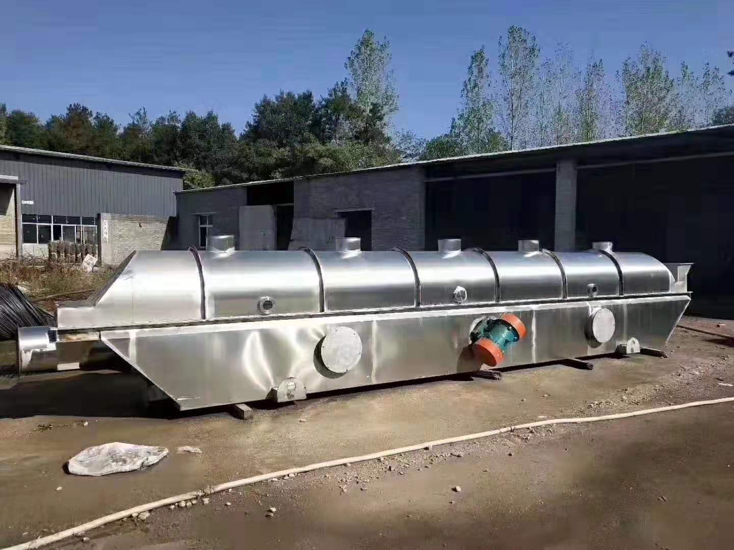 二手6×0.6菌丝蛋白振动流化床干燥机报价