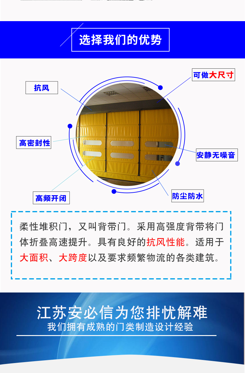 连云港工业堆积门 工业高速堆积门