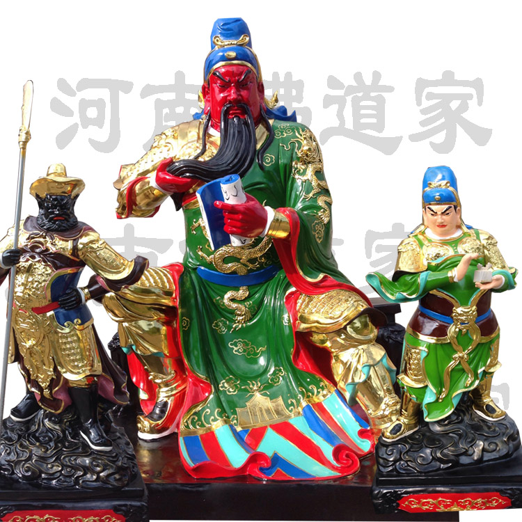 邢台香樟木关老爷神像 关圣帝君神像 一手货源