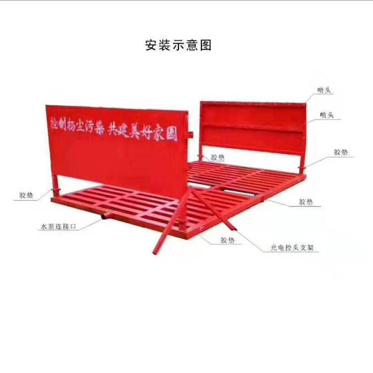 煤矿洗车机 水泥制品厂全自动洗轮机