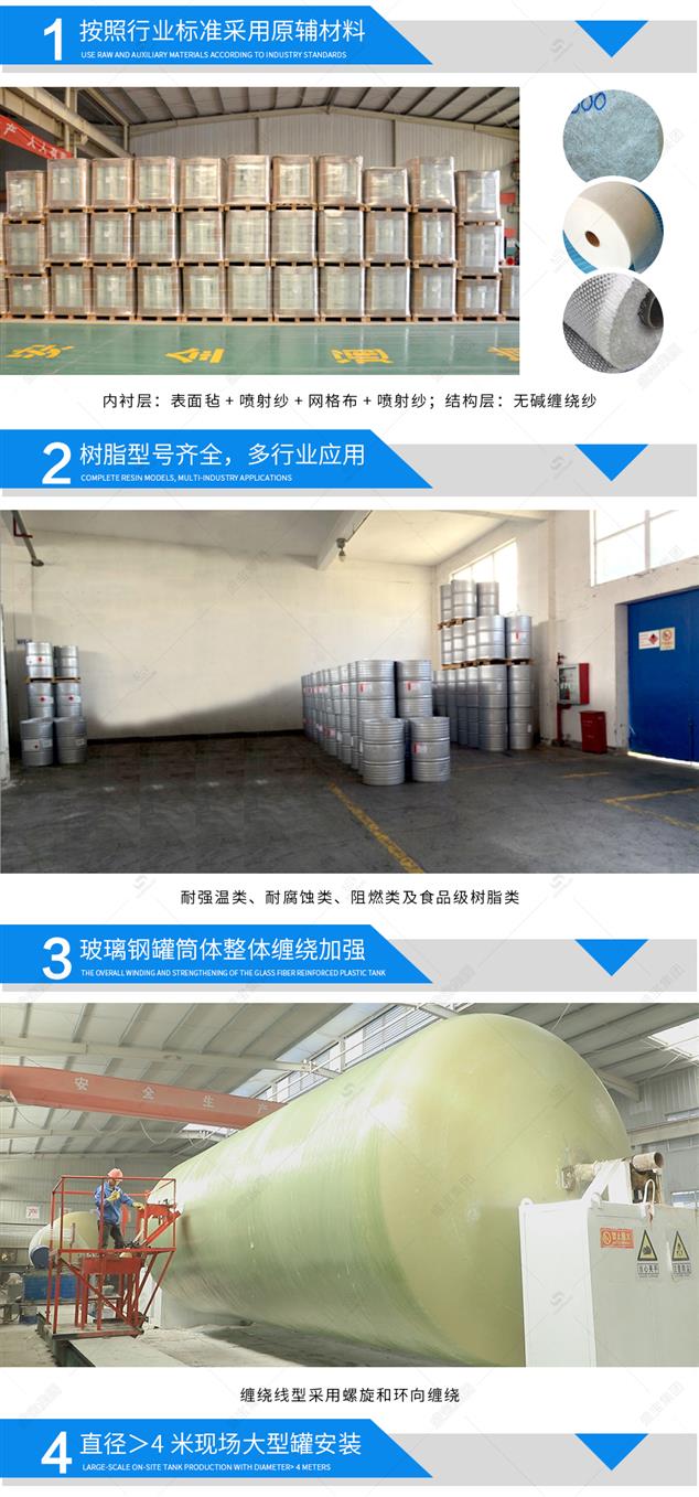 大型玻璃钢罐厂家
