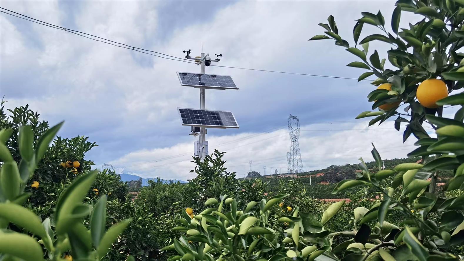 海口太阳能小型气象站供电系统