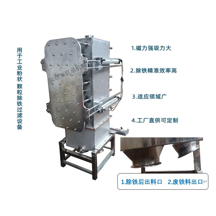 深圳管道式粉末除铁机
