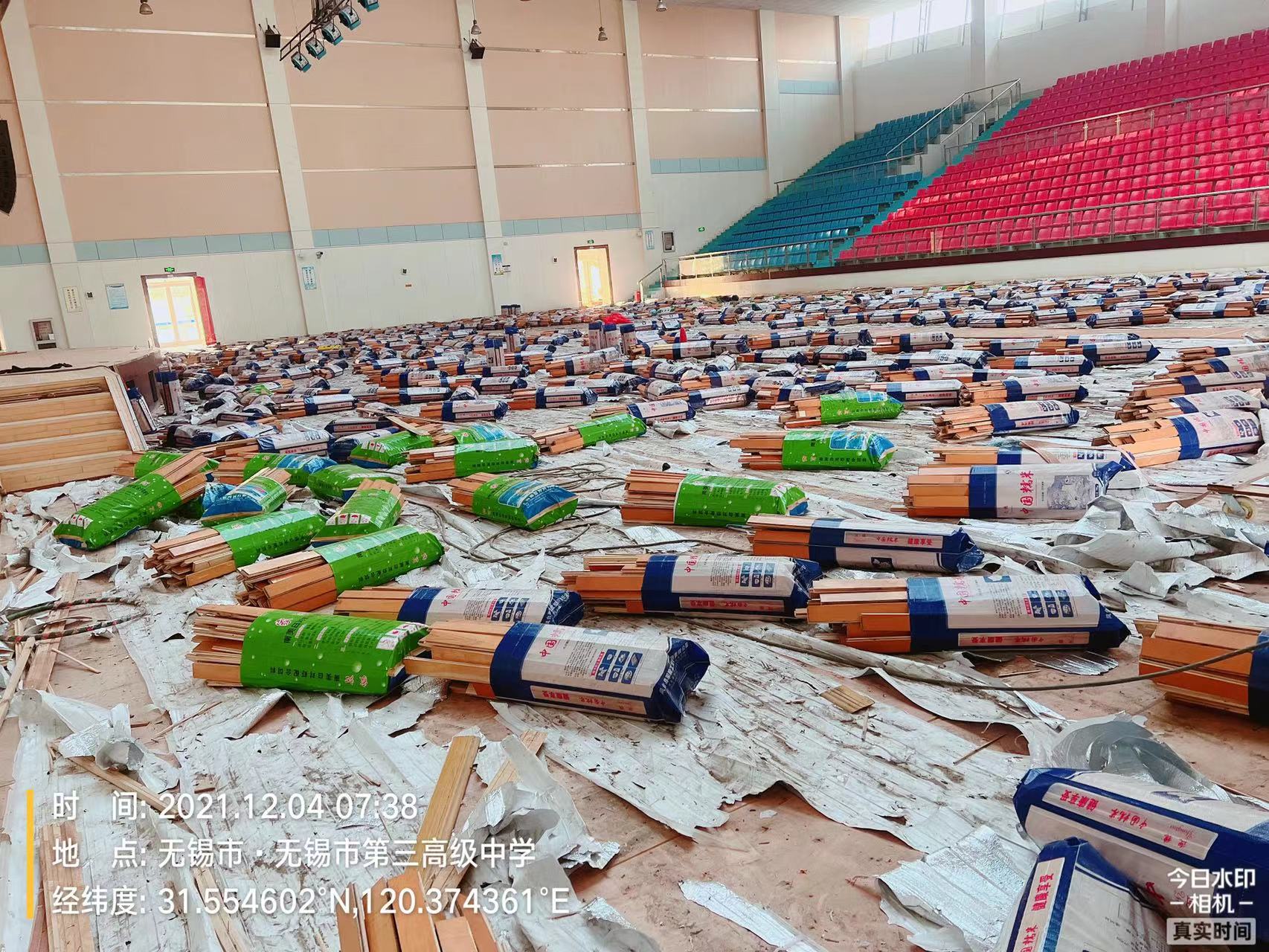 张家口回收二手篮球馆地板
