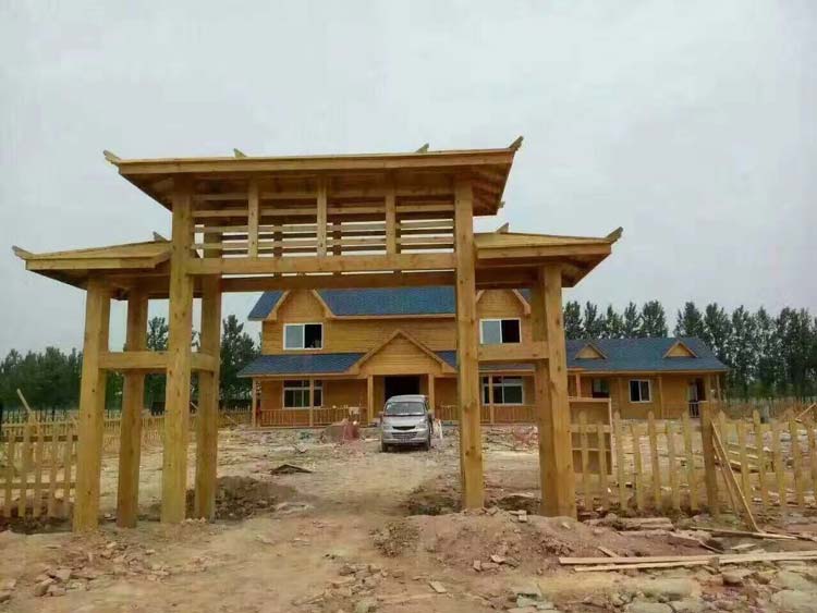岳阳防腐木门楼