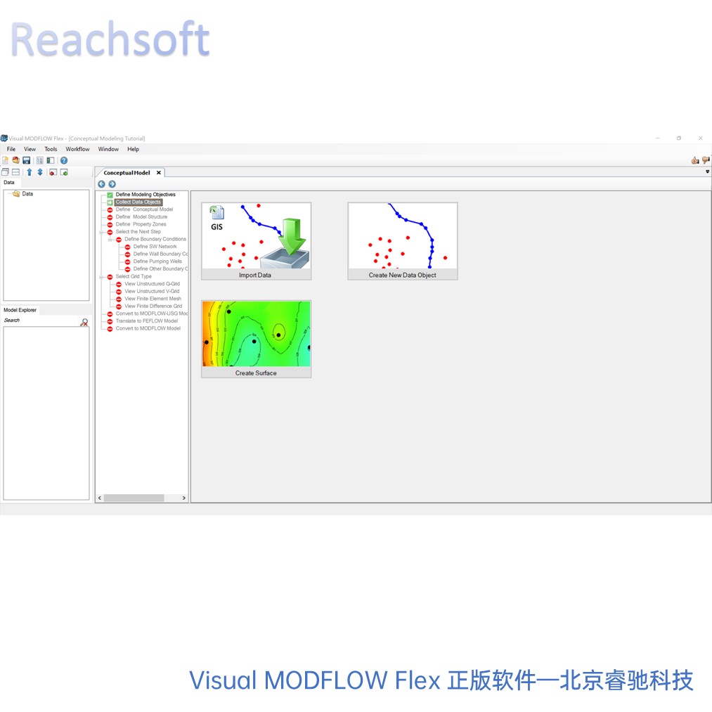地表水-地下水模拟正版Visual MODFLOW软件