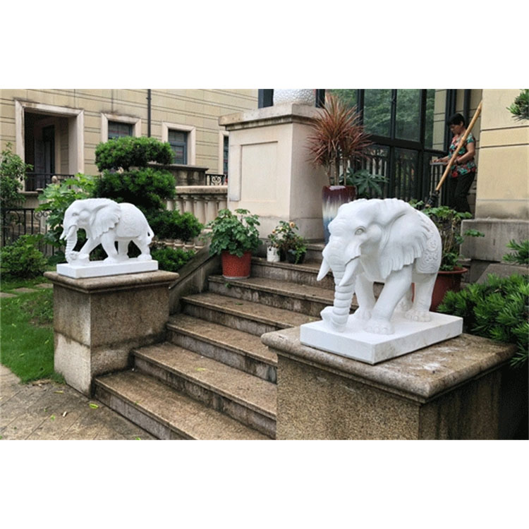 石大象一对看门