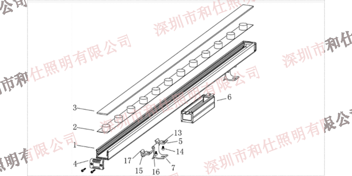 嘉兴防水洗墙灯用途 来电咨询 深圳市和仕照明供应