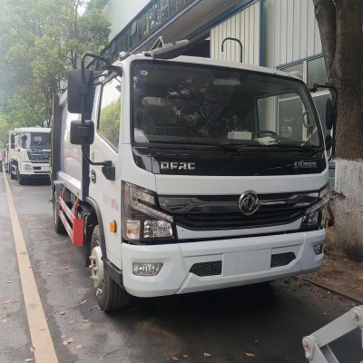 东风福瑞卡二手环卫垃圾车后装挂桶垃圾压缩车省心较省力