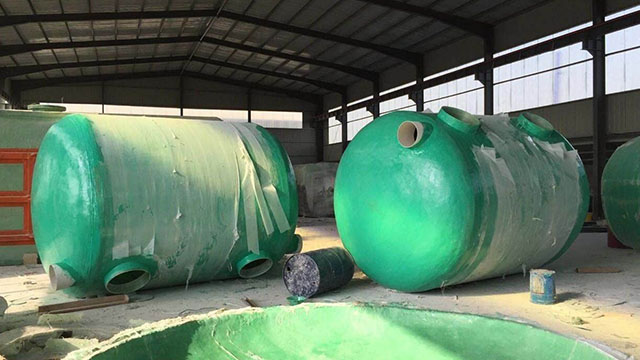 整体式化粪池图片,化粪池