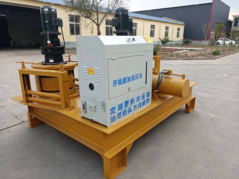 煨弯机400H型钢冷弯机弯出工字钢扭曲怎么调隧道拱架加工中智重工