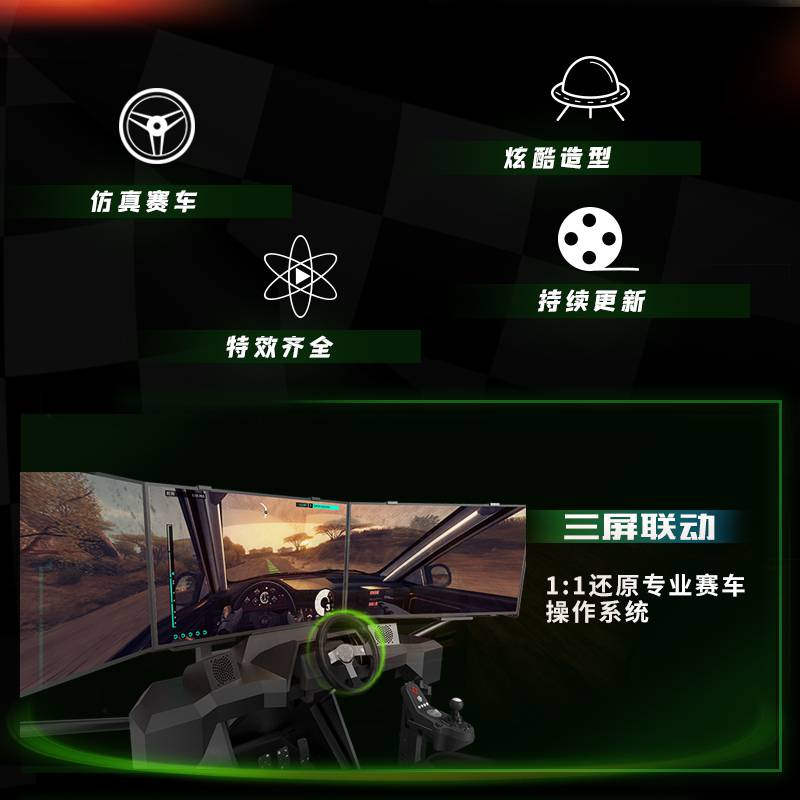 vr摩托车体感赛车VR创业项目方案创业投资