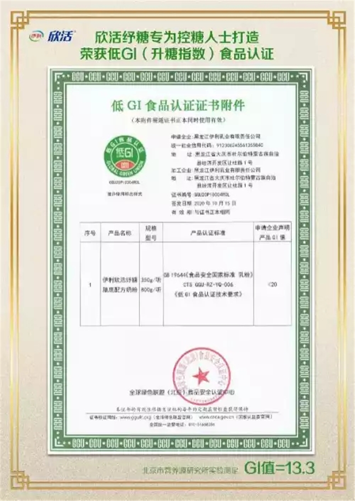 六盘水低GI认证机构