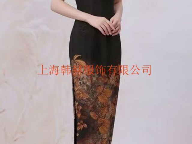 嘉定区桃花旗袍 上海韩赫服饰供应