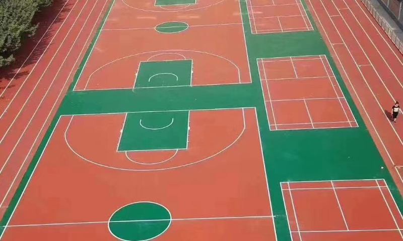 六安塑胶跑道图片,塑胶跑道