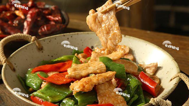 湖南京酱肉片半成品七环牧场猪肉片,七环牧场猪肉片