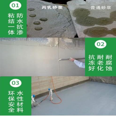 干粉类聚合物水泥防水砂浆