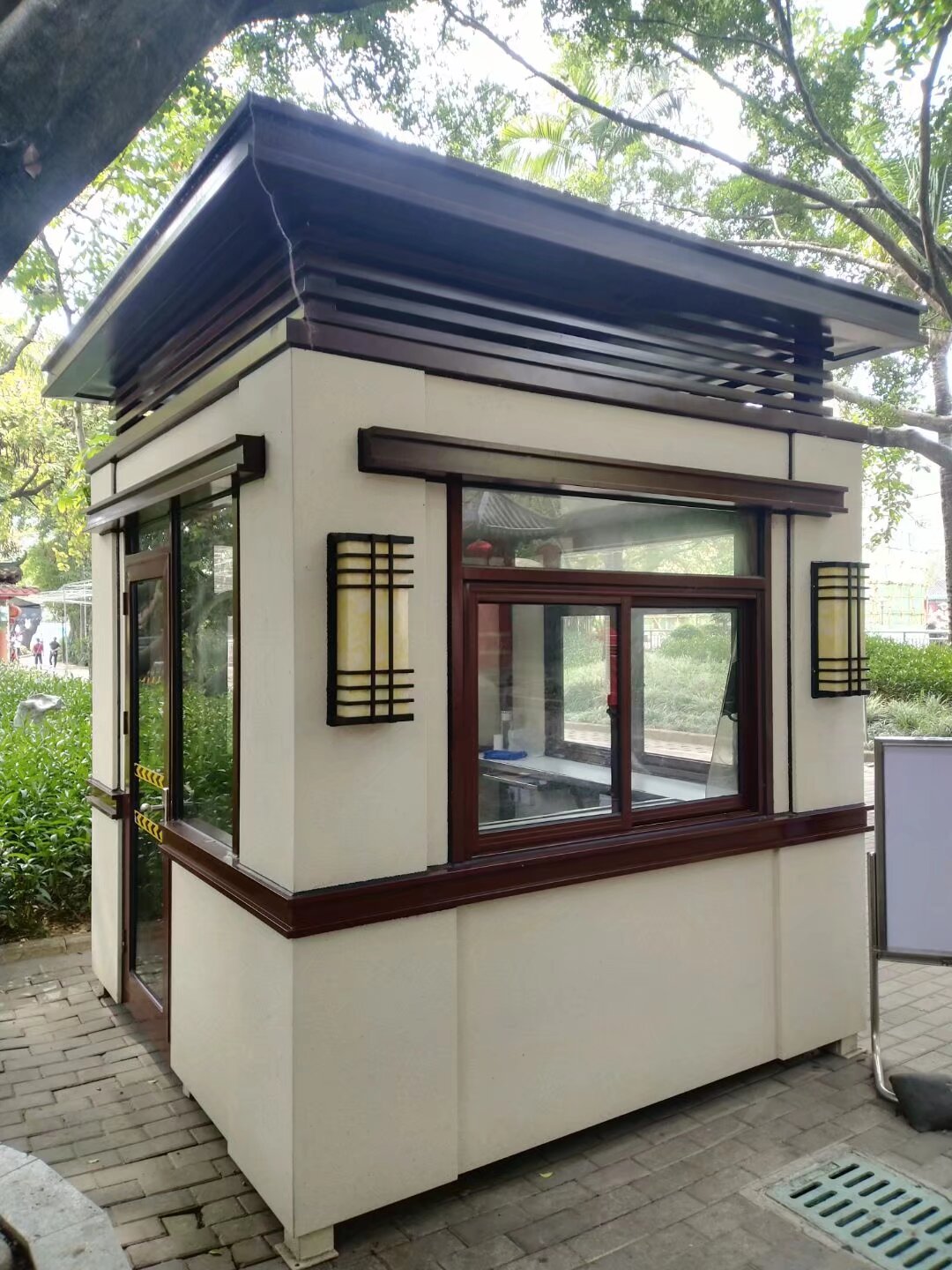 福州工厂真石漆岗亭厂家